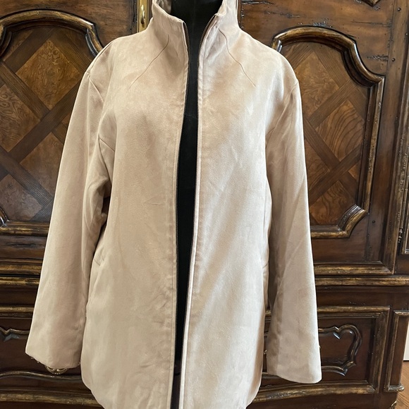 London Fog Suede All Weather Jacket, size M - Picture 2 of 10